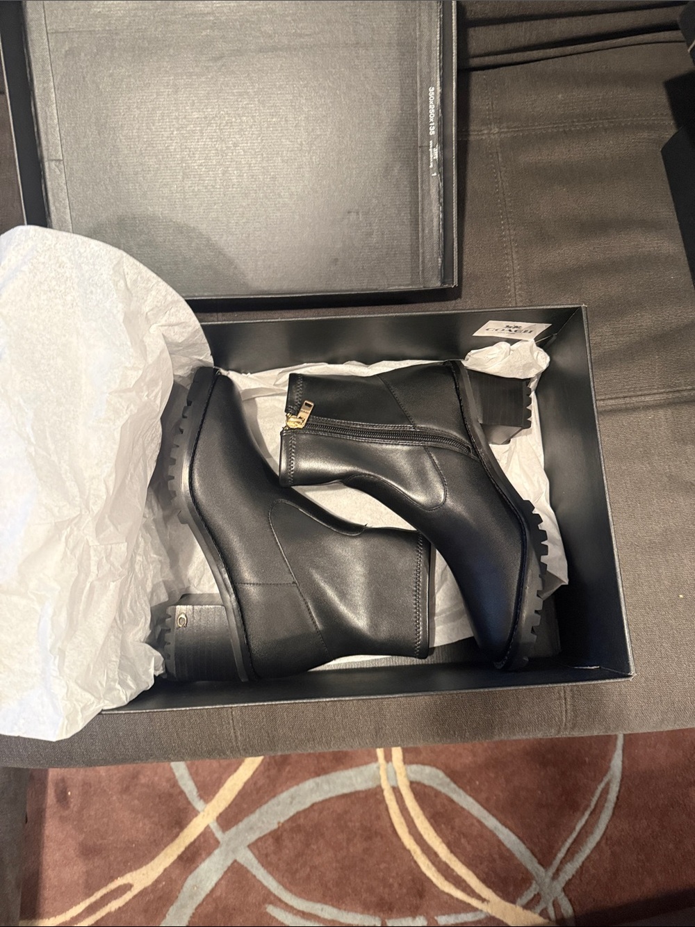 COACH Joy Leather Bootie